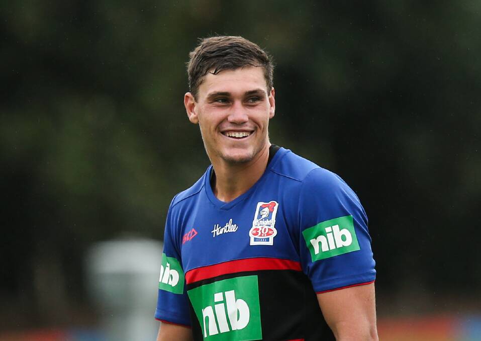 Cut loose: The Knights released Sam Stone to link with the Titans midway through last season.