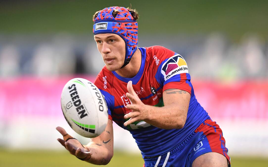 Proud of him: Knights prop David Klemmer says all the players are "stoked and proud" of Kalyn Ponga following the brilliant young fullback's decision to sign a multi million deal to remain at the club until the end of 2024. Picture: NRL Photos. 