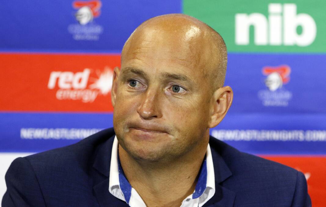 Nathan Brown after the Manly loss.