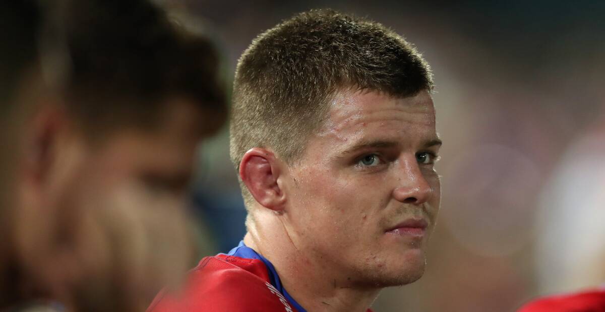 Watching on: As his side positions itself to finally break their finals drought, injured Newcastle Knights hooker Jayden Brailey has been far from idle as he works his way back from a season-ending knee reconstruction five months ago. Picture: Getty Images.