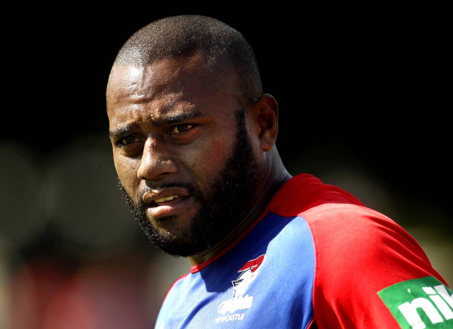 Brilliant: Fijian flier Akuila Uate is the Knights leading try-scorer and was regarded as the world's best winger during the height of his career at the club.
