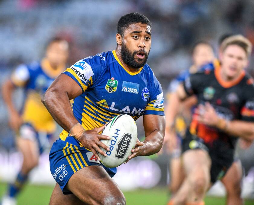 On the radar: Veteran Eels centre Michael Jennings is in the sights of the Newcastle Knights but remains contracted to Parramatta next season and would need a release. Picture: AAP.