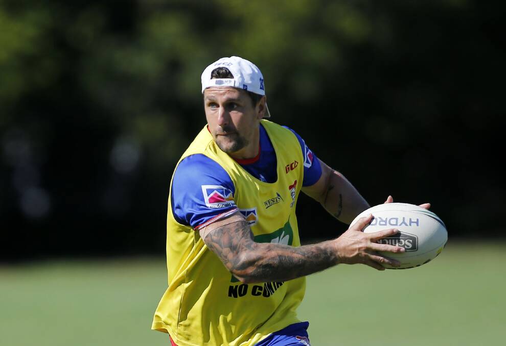 Leader: Nathan Brown has confidence in Mitchell Pearce's leadership. 