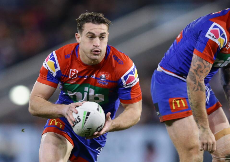 Utility: Connor Watson is unsure what role he will have at the Knights next season. Picture: Jonathan Carroll.