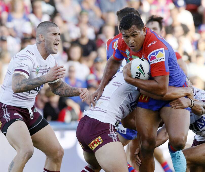 Big loss: Prop Daniel Saifiti is facing up to six weeks on the sideline with knee ligament damage which has left his frontrow partner David Klemmer "gutted" and frustrated with the club's constant injury battles. "It's tough when you get some back, only to lose others. Losing DSaf is massive for us".