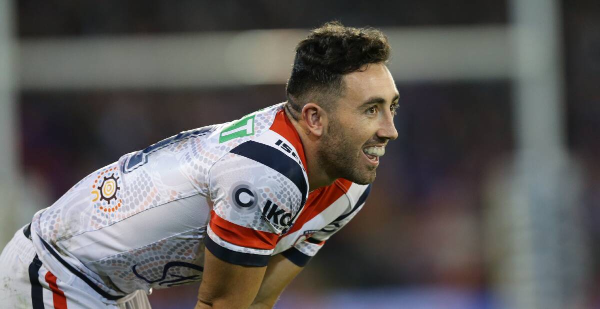 Discussions: Former Knights and Roosters playmaker Brock Lamb has been linked to a possible return to Maitland. Picture: Jonathan Carroll.