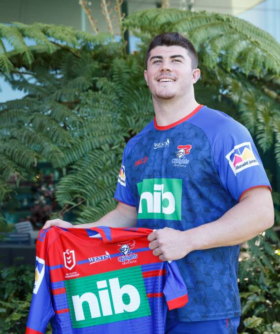 Over the moon: Teenage sensation Bradman Best can't wait to make his NRL debut against the Wests Tigers on Saturday. Picture: Max Mason-Hubers.