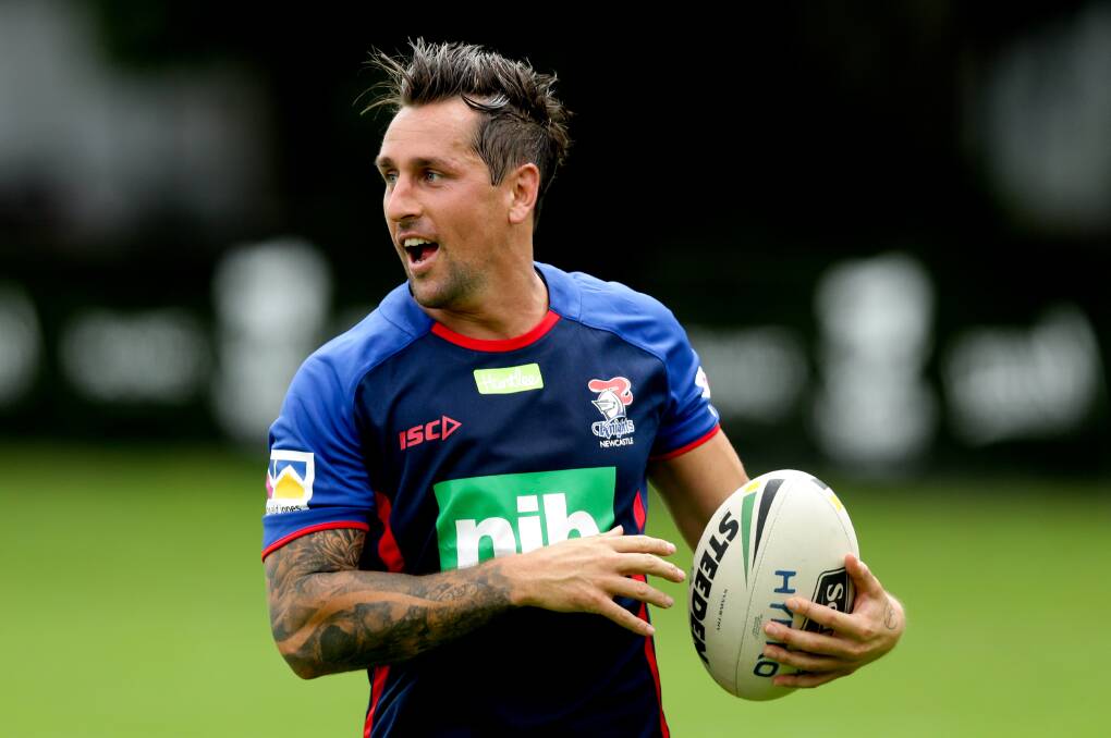 Upbeat: Mitchell Pearce says he remains as motivated as ever for success this season despite facing another setback in an off-season to forget for the former captain. Picture: Jonathan Carroll.