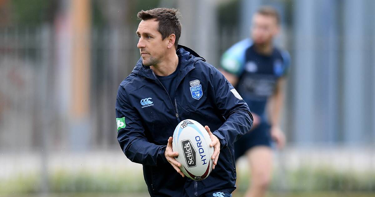 Mitchell Pearce: "It feels like it was meant to be." The Knights captain will make his 18th appearance for the Blues in the Origin decider in Sydney.