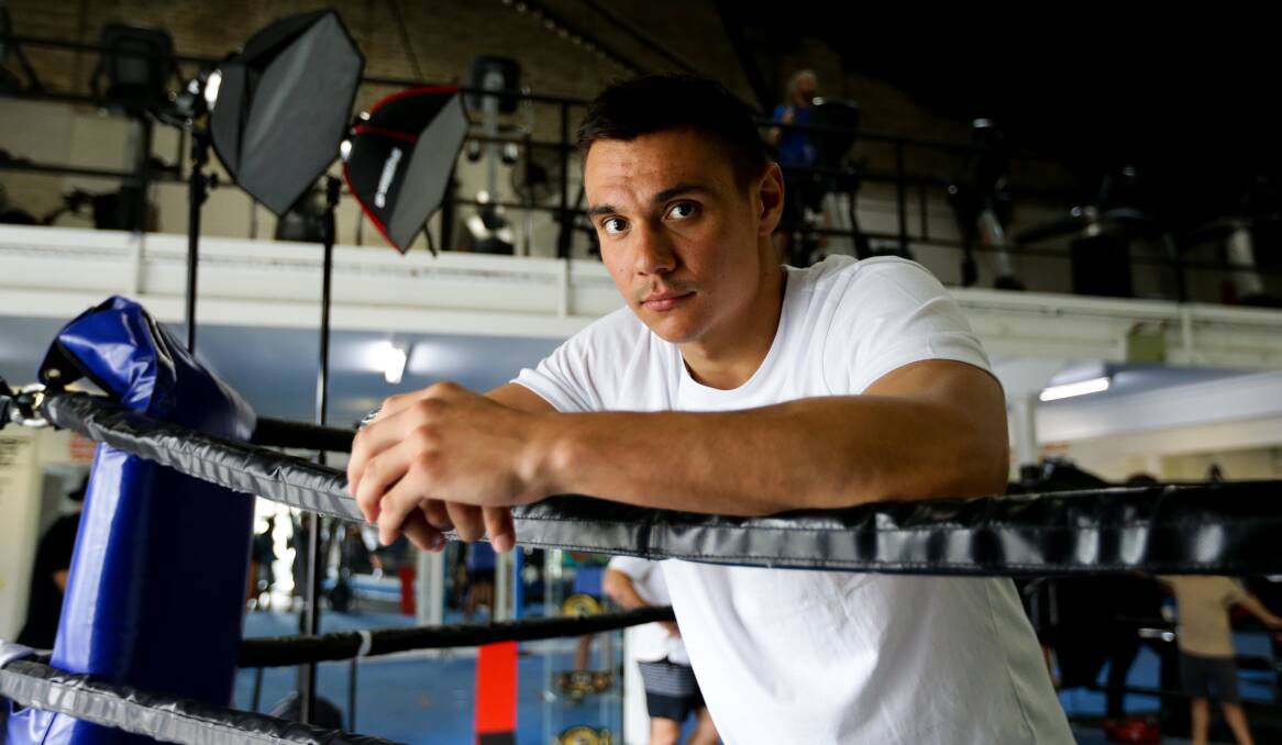 On the move: Tim Tszyu's fight next month has been moved from the Gold Coast due to COVID restrictions.