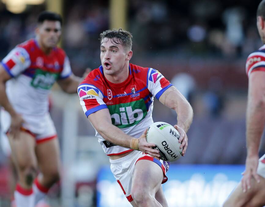 One of the best: In a well-beaten side, Conner Watson could hold his head high after the loss to the Roosters on Saturday. Picture: Darren Pateman/AAP.