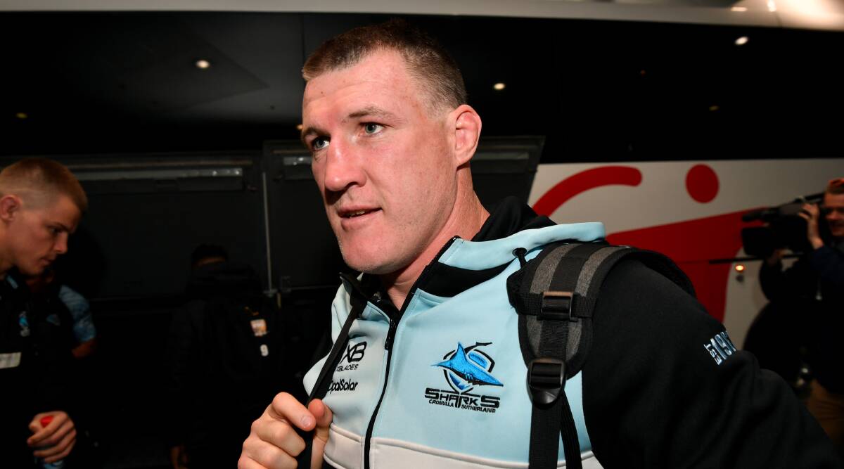 Take no prisoners: Sharks skipper Paul Gallen loves confrontation and loves to intimidate rival teams and it will be no different against the Knights on Friday night. 