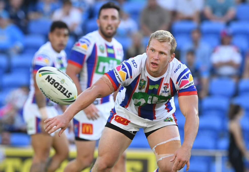 Consistent: Hooker Slade Griffin has been a revelation for the Newcastle Knights since joining the club from Melbourne this season after spending six years in the shadow of Cameron Smith at the Storm. Picture: Dave Hunt/AAP
