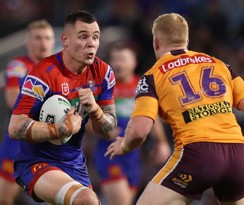 Outstanding: Knights prop David Klemmer is the game's best frontrower according to his captain Mitchell Pearce, who lavished praise on Newcastle's forward leader after his return from injury in the side's win over Brisbane.