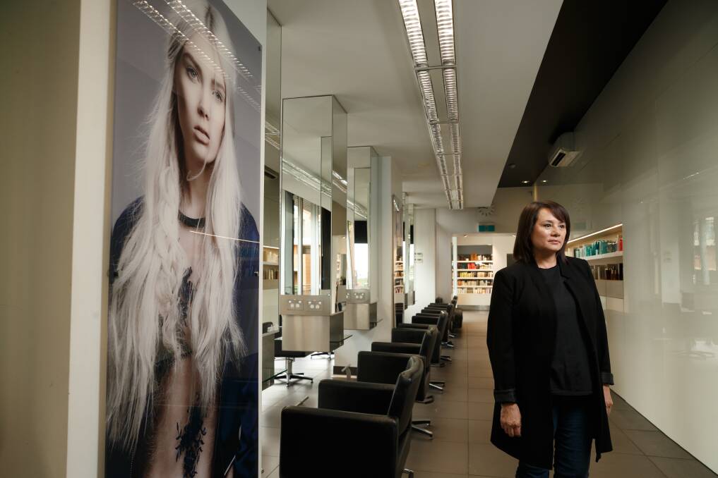 Lobbyist: "We are on the [482 visa] list until they announce we are off it, which could be any day," says Australian Hair Council chief executive and Newcastle salon owner Sandy Chong. Picture: Max Mason-Hubers 