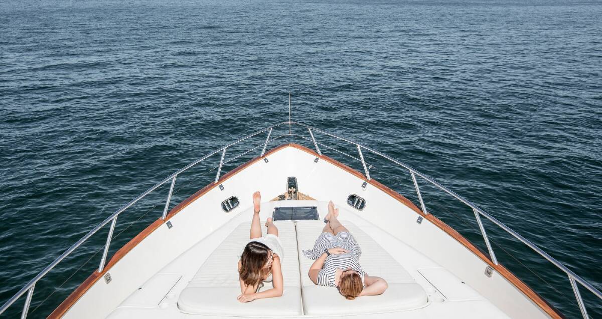Calm seas: Boating is one way to relax in lockdown