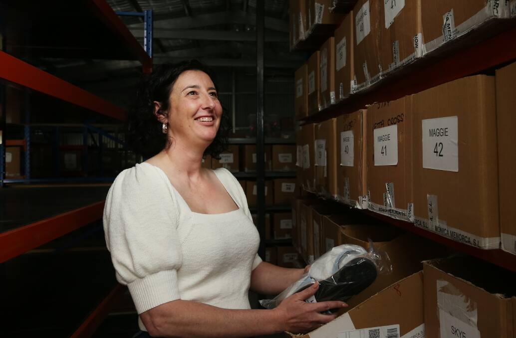 Naomi Rohr, pictured in her work shed, says that she's proud to have created the lifestyle she has for her family. "I'm also really very proud to be support other women in business. I contract parts of both businesses to four different women as well as supporting the families in Menorca. And I give back when I can." Picture Simone De Peak 