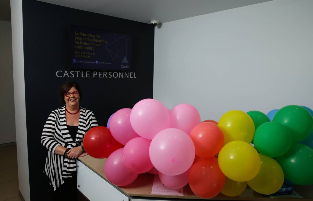 SUPPORT: Karlie Lonergan, executive manager of service delivery at Castle, at their Mayfield office. Picture: Jonathan Carroll