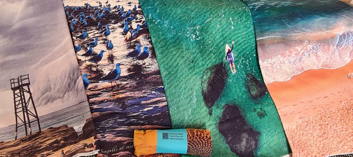 Natural: Some of the images featuring on Tracey Keogh's towel range. 