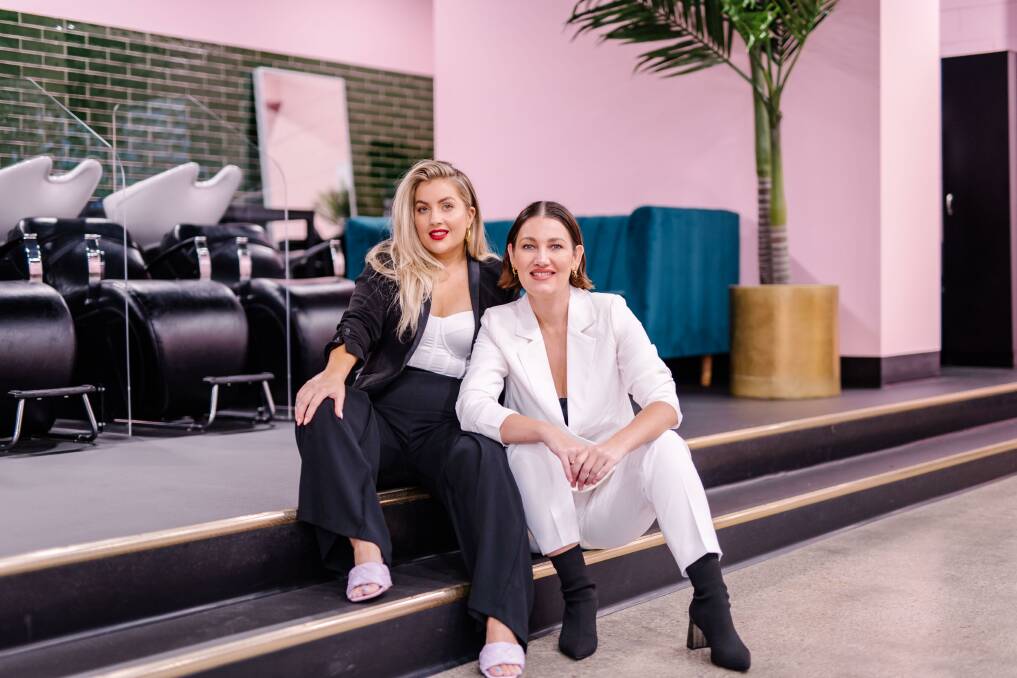 From friends to business partners: Shag Hair co-owners Grace Kelly and Alana Williamson. 