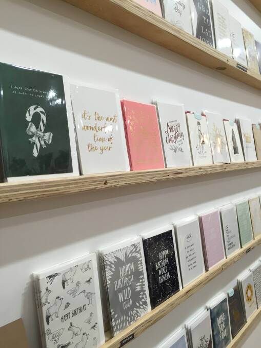 Send a little note: Some of Honest Paper's cards have been designed in-store. Picture: Penelope Green 