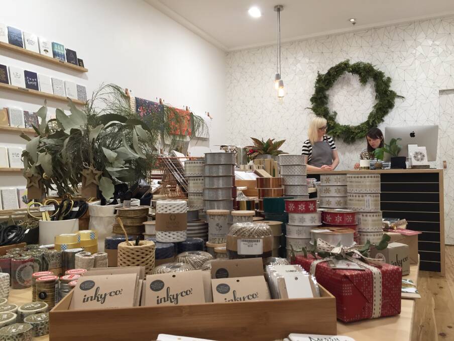 Festive stock: Honest Paper has a range of gift ideas for Christmas and specialises in stationery. Picture: Penelope Green