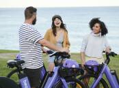 On your bikes: Five hundred e-bikes will be deposited around Lake Macquarie under a 12-month trial starting in mid- to late-June. Picture: supplied 