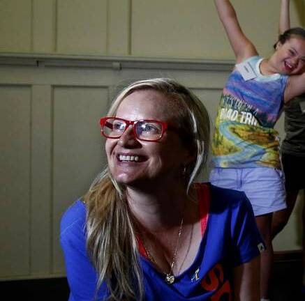 HOPE: Megan Sutton has established a thriving dance school for children with special needs following the death of her daughter, who had bronchiolitis. 