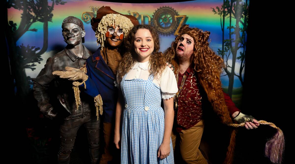 ENCHANTING: Cast members from The Wizard of Oz stage show. Picture: Jonathan Carroll