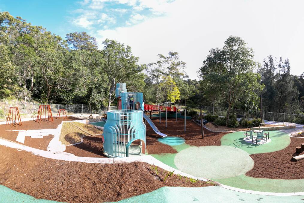 ADVENTURE: Richley Reserve's $1.5 million playground will open to excited youngsters this weekend. Picture: Newcastle City Council