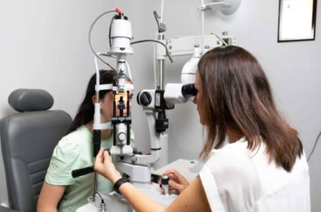 Monitor: Optometrists recommend children have their eyesight tested at least every two years. Picture: Menicon