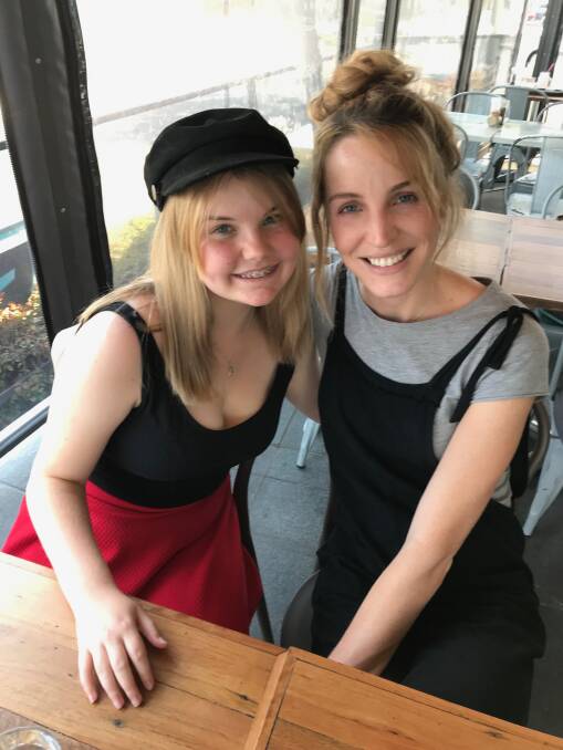 Support: Madeline Jubb (right) said Brianna Michie previously "lacked the belief that good things could happen to her and she was capable, but there's been a huge change".