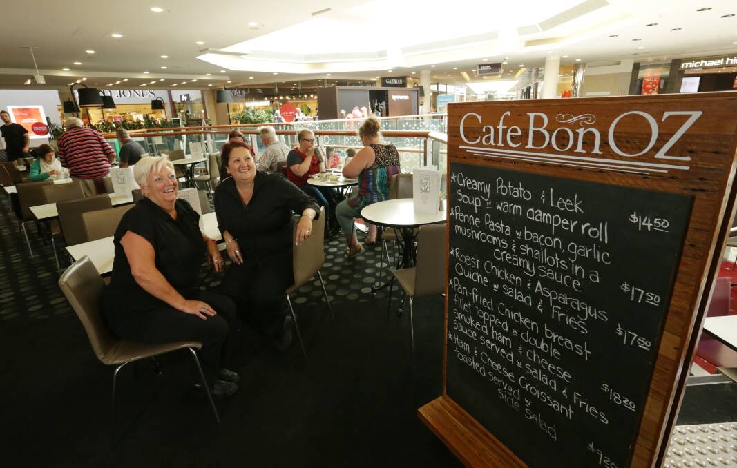 Like a family: Supervisors Kerry Kelly and Michelle Smider have worked at Cafe Bon OZ for nine and 10 years respectively. They will move to Gather. Picture: Simone De Peak