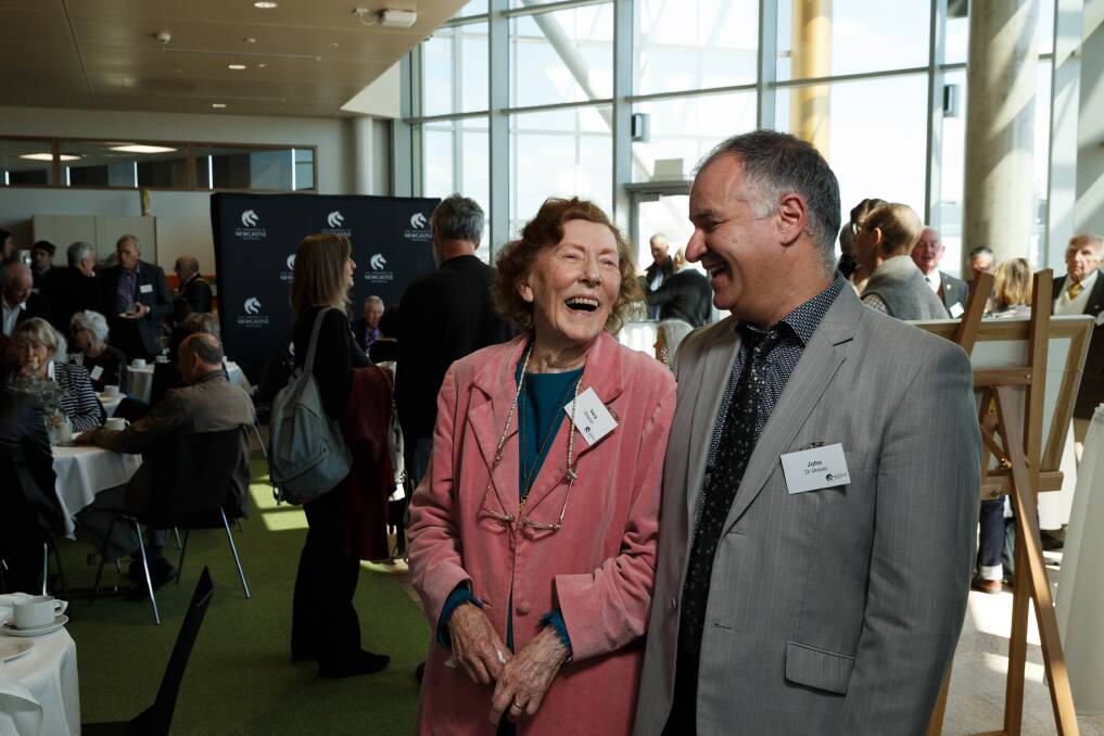 Thank you: Grants from Vera Deacon and other donors had helped upskill young people and reconnect people to their own pasts and to the region, said Gionni Di Gravio. Picture: Max Mason-Hubers