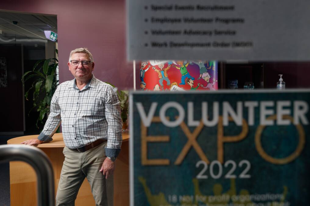 Tony Ross said 18 of the 23 NSW volunteer agencies had to stop offering volunteer support services after the change in funding. Picture by Max Mason-Hubers