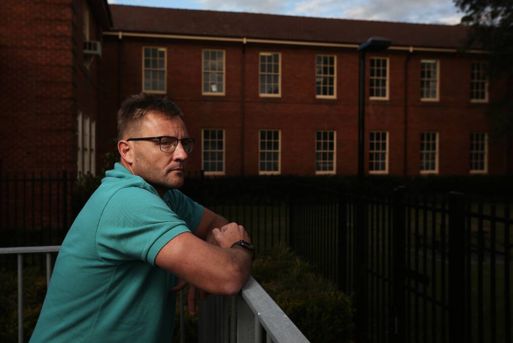 Worried: Teacher Adam Bevan said it was "already stressful enough teaching in a pandemic", without changes to vaccination appointments. Picture: Simone De Peak
