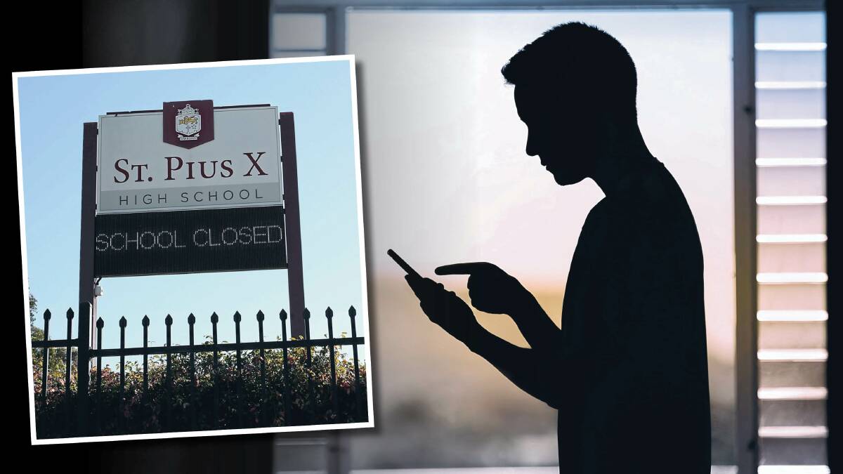 Investigation: St Pius X has suspended five students.
