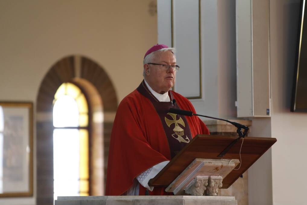 Visit: Archbishop Charles Balvo is Pope Francis' ambassador, or the Apostolic Nuncio, to Australia. Picture: Peter Stoop