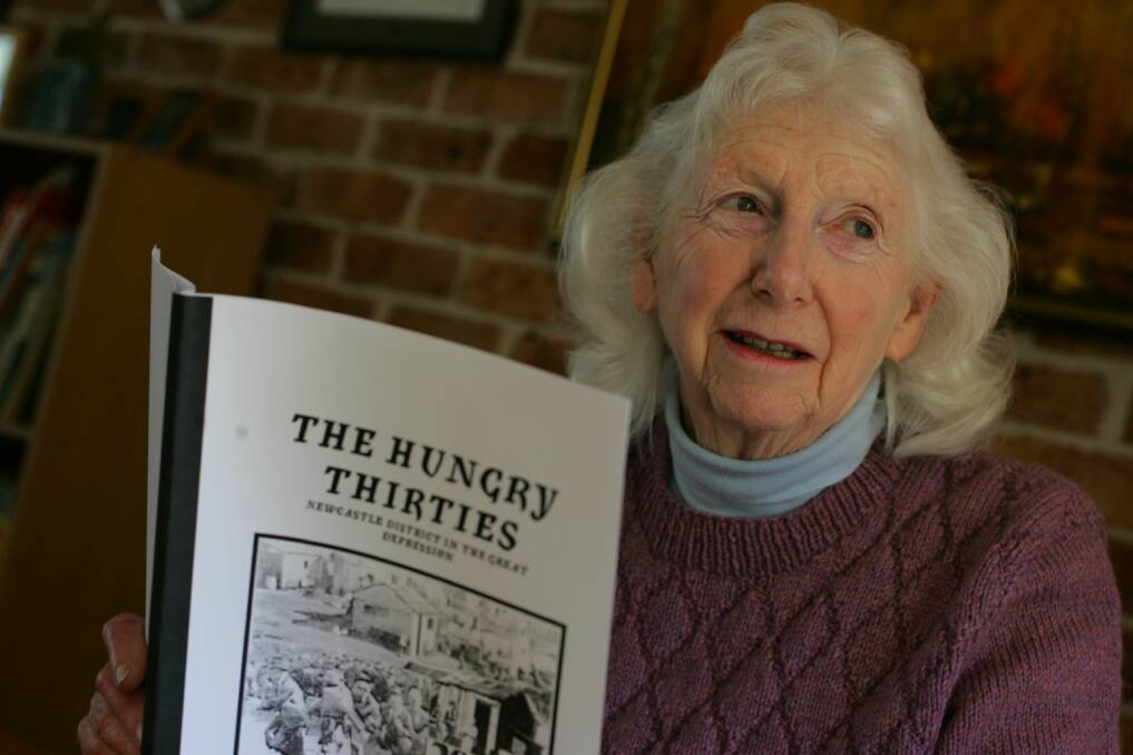 Historian: Dulcie Hartley, pictured in 2006, wrote more than 15 books including Barrington Tops: A Vision Splendid. Picture: Jamie Wicks