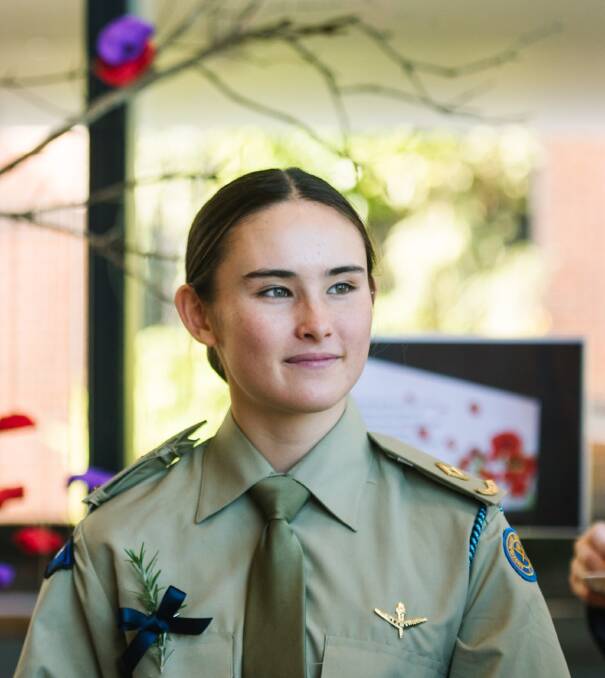 Jemma Miyashita said she could apply the skills she'd learned in cadets to future jobs and life opportunities. Picture is supplied