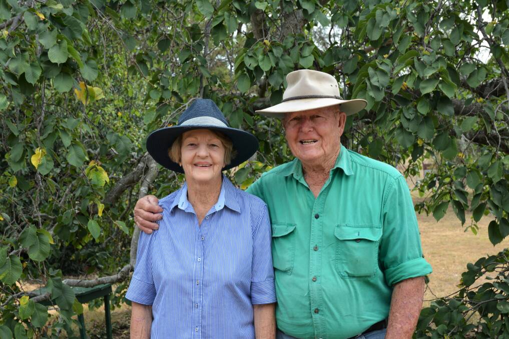 AN HONOUR: Brian and Annette Hunt at their 2200-acre property “Coogah West” near Murrurundi.