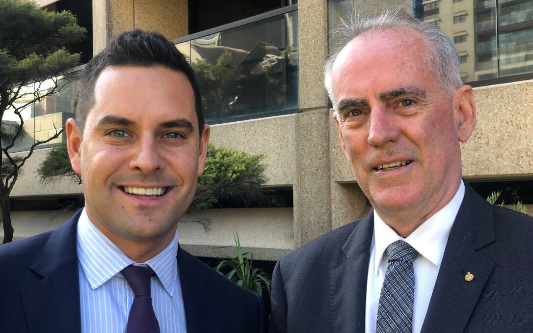 FELLOW TRAVELLERS: Alex Greenwich and Greg Piper.