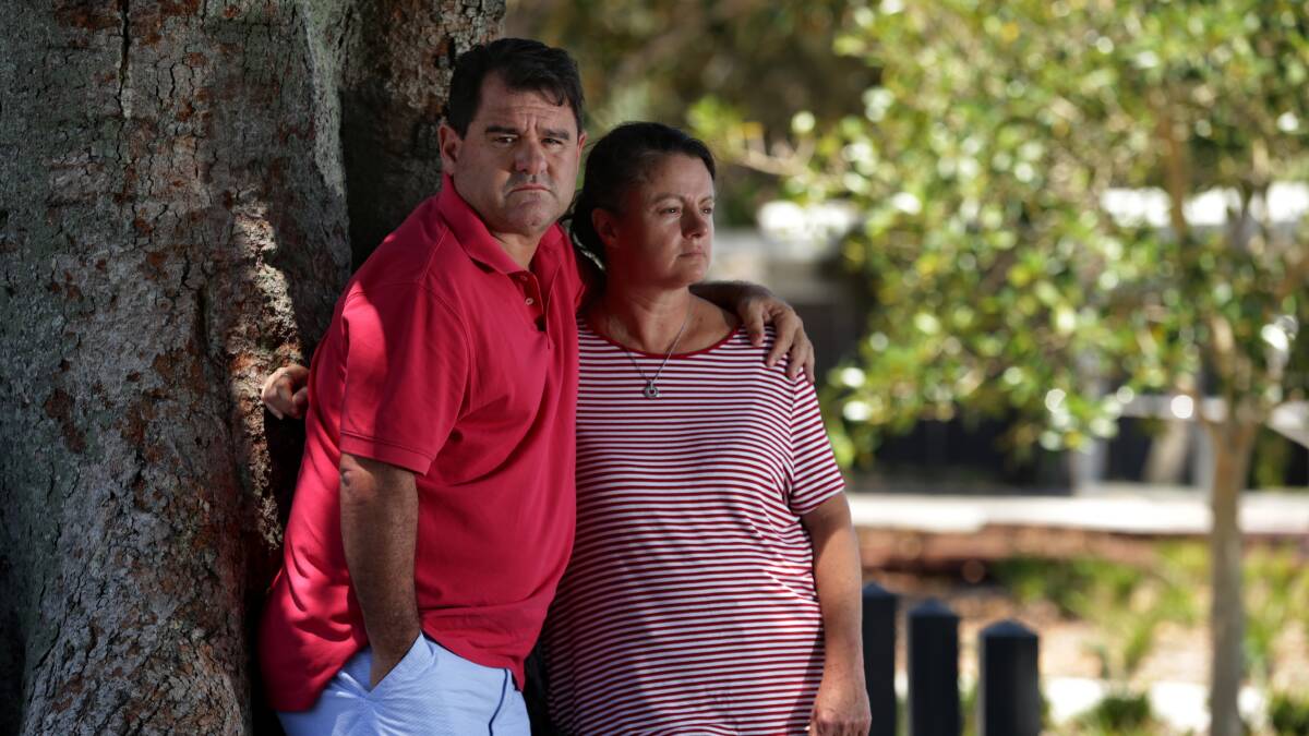SHATTERED: Trevor and Karinne McDougall were among four Yogurtland franchisees who opted out of their stores amid disputes over disappointing profits and turnover. Picture: Simone De Peak