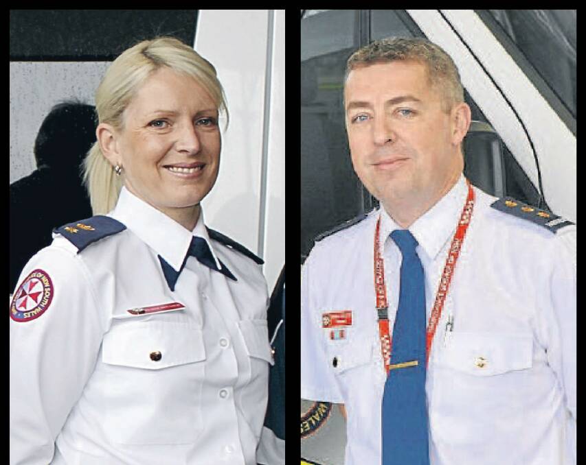 OFF DUTY: Husband and wife duo Kerry and Robert Akester were replaced this month as NSW Ambulance Hunter Zone 1 and Zone 2 managers. 