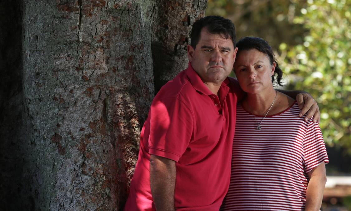 DEVASTATED: Trevor and Karinne McDougall, one of four Yogurtland franchisees who opted out of their stores amid disputes over disappointing profits and turnover. Picture: Simone De Peak