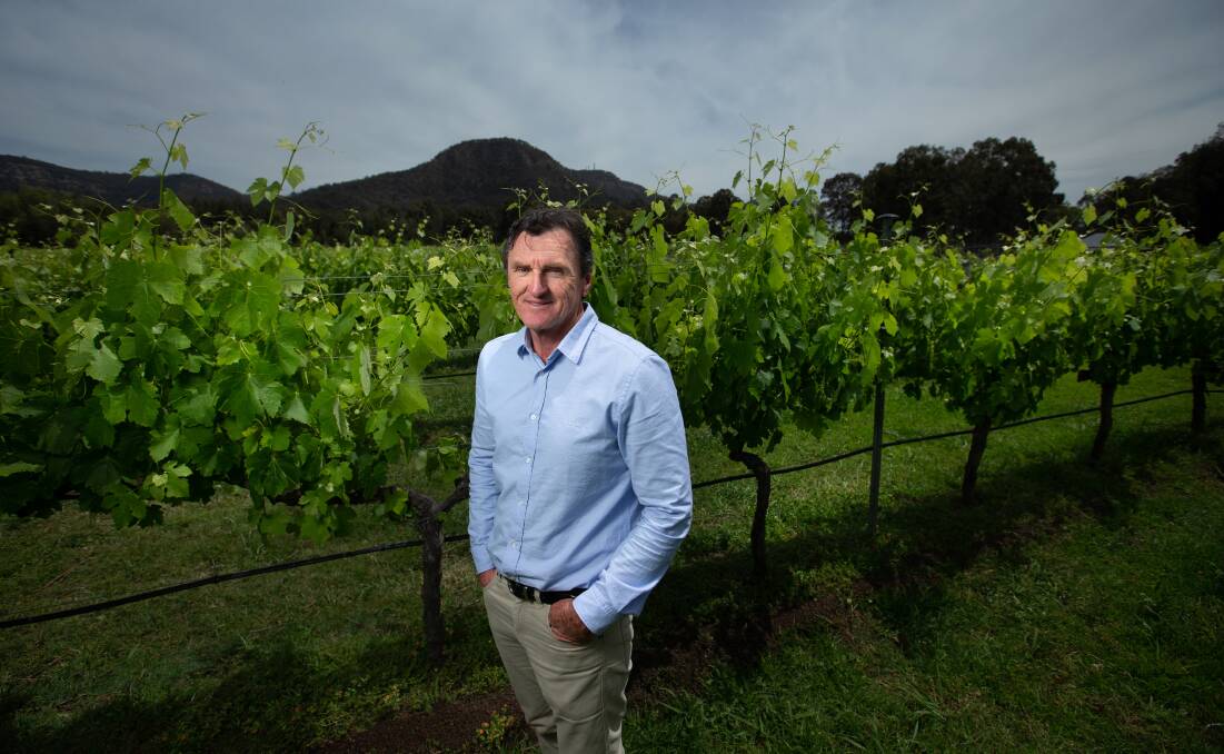 BOOMING: Owner of Jurd's Real Estate, Alan Jurd, said property prices in the vineyards had skyrocketed as the super-rich move in buying private estates. Picture: Marina Neil 