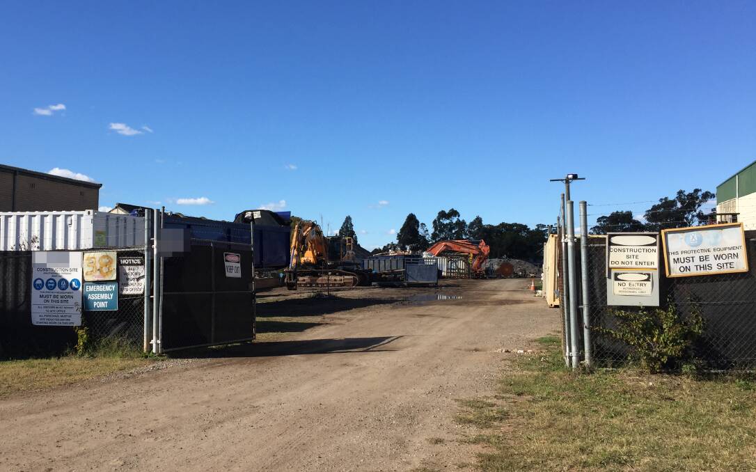 SHUTDOWN: Penrith City Council and the NSW EPA ordered Truegain to close its St Marys transfer yard after a raid revealed serious environmental pollution at the site. It has since been sold and remediated. Picture: Donna Page