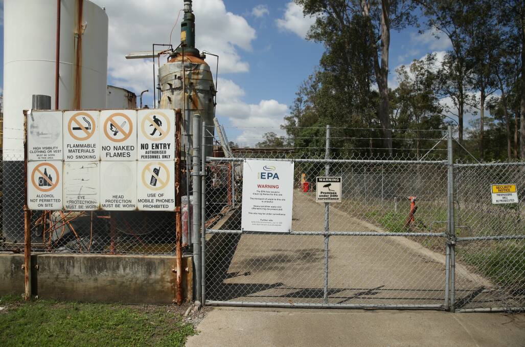 THREAT: There are fears a toxic underground plume is speading at Rutherford after dangerous chemicals were found in groundwater below the former Truegain waste oil refinery site. 