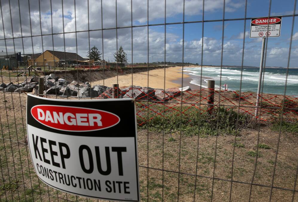 CRISIS: Mission Australia's Stockton child-care centre is under threat from erosion. Picture: Marina Neil