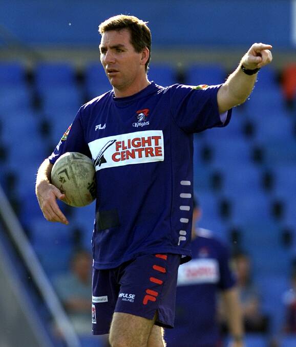 PROMISING: Former Newcastle Knights coach Michael Hagan told the court MIller was a talented rugby league player with a good worth ethic.